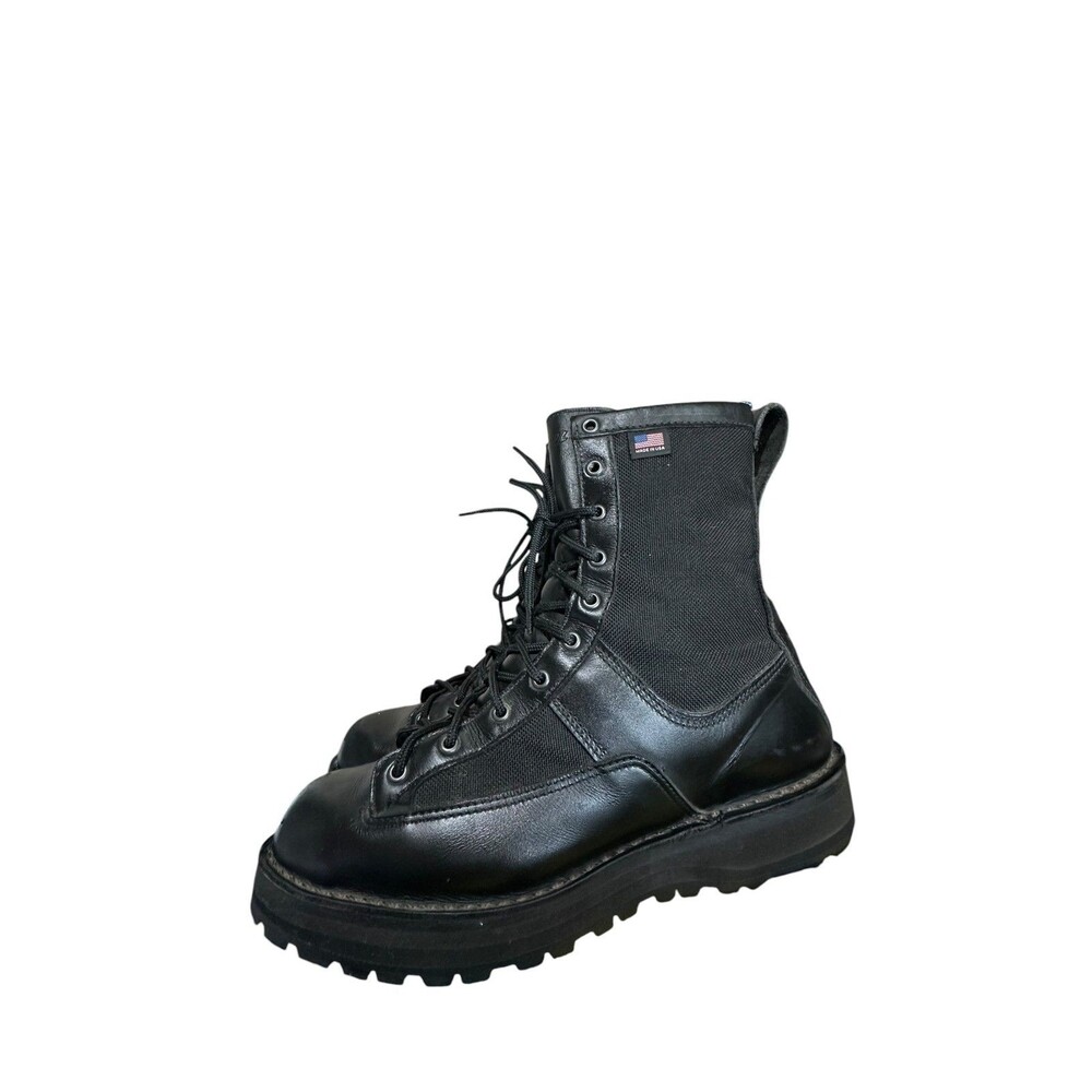 Danner Acadia 8" Boots Mens Sz 11 EE Black Leather Gore Tex Combat Distressed